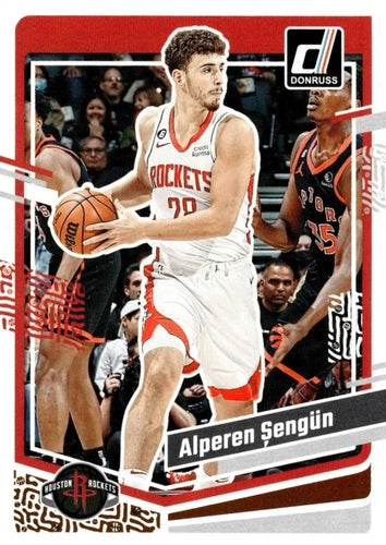 #112 Alperen Sengun - Houston Rockets - 2023-24 Donruss Basketball