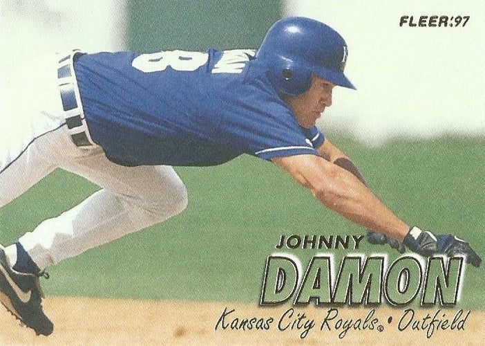 #112 Johnny Damon - Kansas City Royals - 1997 Fleer Baseball