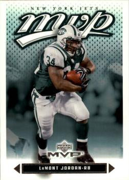 #112 LaMont Jordan - New York Jets - 2003 Upper Deck MVP Football