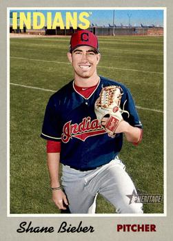 #112 Shane Bieber - Milwaukee Brewers - 2019 Topps Heritage Baseball