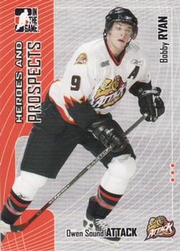 #112 Bobby Ryan - Owen Sound Attack - 2005-06 In The Game Heroes and Prospects Hockey