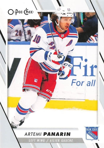 #112 Artemi Panarin - New York Rangers - 2023-24 O-Pee-Chee Hockey