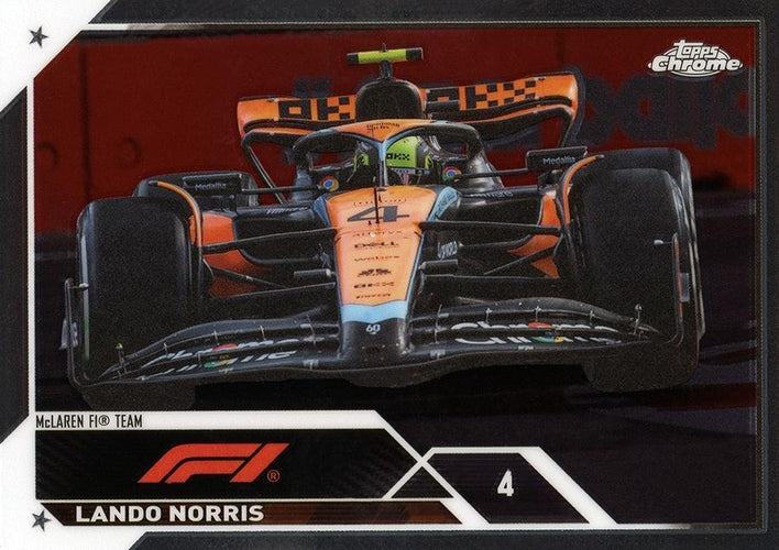 #112 Lando Norris - McLaren F1 Team - 2023 Topps Chrome Formula 1 Racing