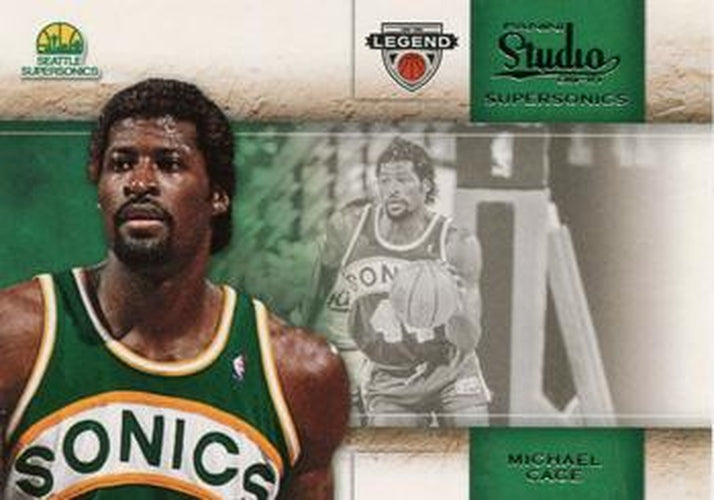 #112 Michael Cage - Seattle Supersonics - 2009-10 Panini Studio Basketball