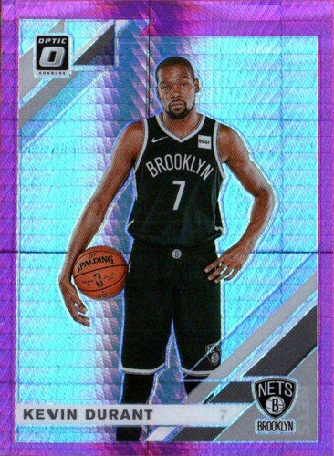 #112 Kevin Durant - Brooklyn Nets - 2019-20 Donruss Optic - Hyper Pink Basketball