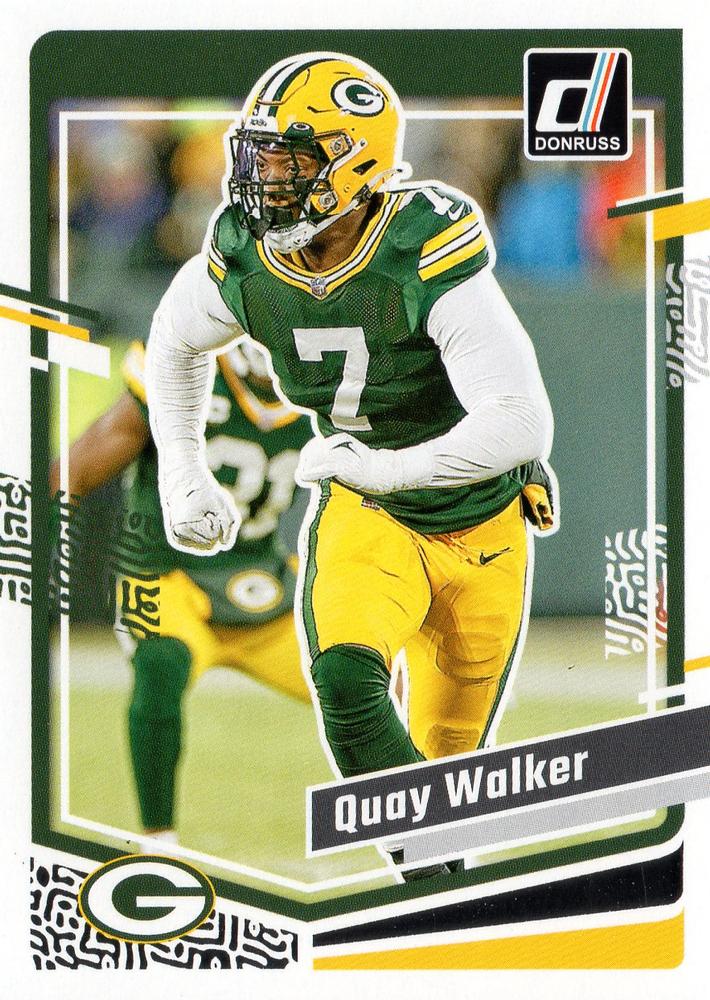 #112 Quay Walker - Green Bay Packers - 2023 Donruss Football