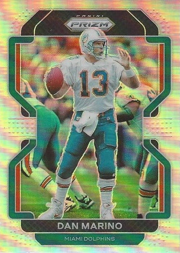 #112 Dan Marino - Miami Dolphins - 2021 Panini Prizm - Silver Football