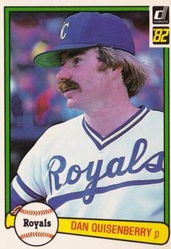#112 Dan Quisenberry - Kansas City Royals - 1982 Donruss Baseball