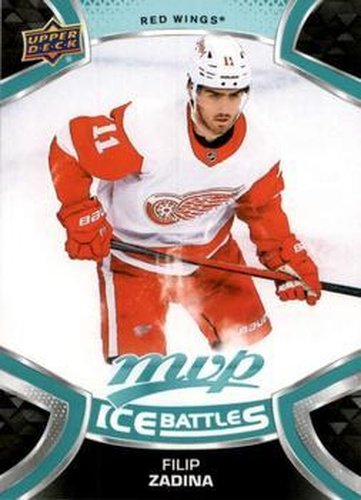 #112 Filip Zadina - Detroit Red Wings - 2021-22 Upper Deck MVP - Ice Battles Hockey