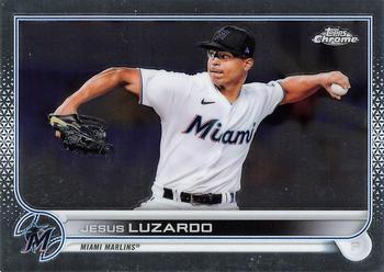 #112 Jesus Luzardo - Miami Marlins - 2022 Topps Chrome Baseball