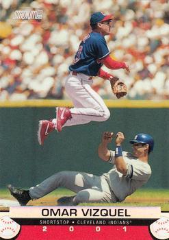#112 Omar Vizquel - Cleveland Indians - 2001 Stadium Club Baseball