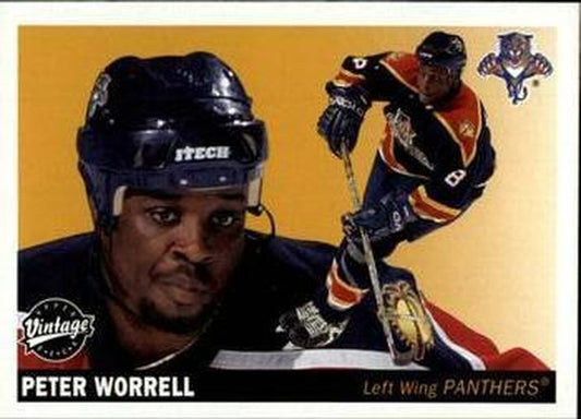 #112 Peter Worrell - Florida Panthers - 2002-03 Upper Deck Vintage Hockey