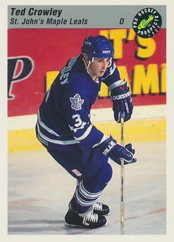 #112 Ted Crowley - St. John's Maple Leafs - 1993 Classic Pro Prospects Hockey