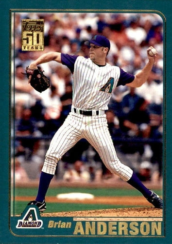 #112 Brian Anderson - Arizona Diamondbacks - 2001 Topps Baseball