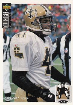 #112 Toi Cook - New Orleans Saints - 1994 Collector's Choice Football