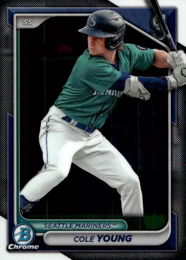 #BCP-112 Cole Young - Seattle Mariners - 2024 Bowman - Chrome Prospects Baseball