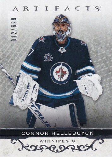 #112 Connor Hellebuyck - Winnipeg Jets - 2021-22 Upper Deck Artifacts Hockey
