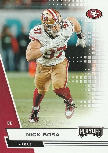 #112 Nick Bosa - San Francisco 49ers - 2020 Panini Playoff Football