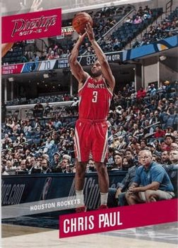 #112 Chris Paul - Houston Rockets - 2017-18 Panini Prestige Basketball