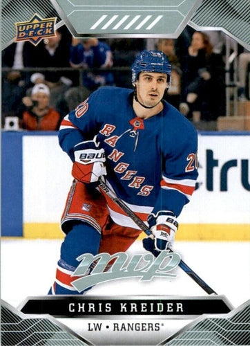 #112 Chris Kreider - New York Rangers - 2019-20 Upper Deck MVP Hockey