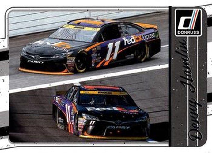 #112 Denny Hamlin - Joe Gibbs Racing - 2017 Donruss Racing