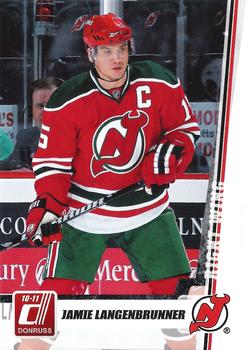 #112 Jamie Langenbrunner - New Jersey Devils - 2010-11 Donruss Hockey