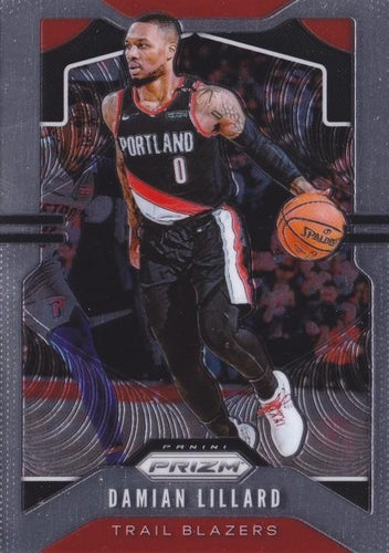 #112 Damian Lillard - Portland Trail Blazers - 2019-20 Panini Prizm Basketball