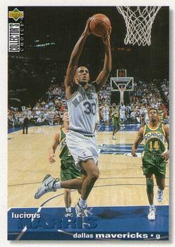 #112 Lucious Harris - Dallas Mavericks - 1995-96 Collector's Choice Basketball