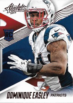 #112 Dominique Easley - New England Patriots - 2014 Panini Absolute - Red Football