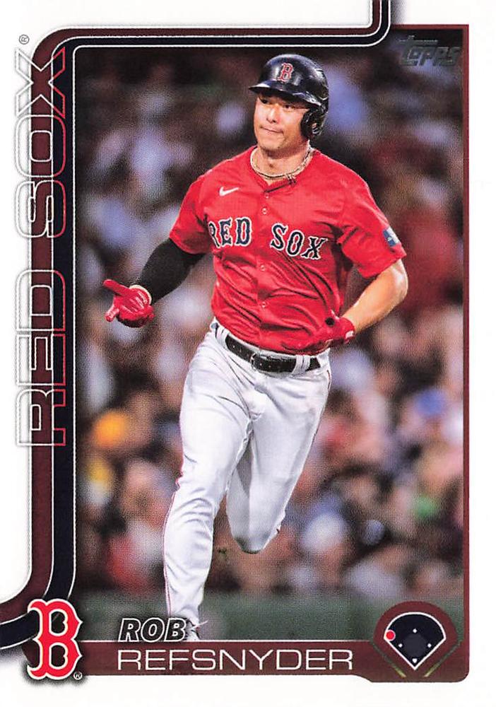 #112 Rob Refsnyder - Boston Red Sox - 2025 Topps Baseball