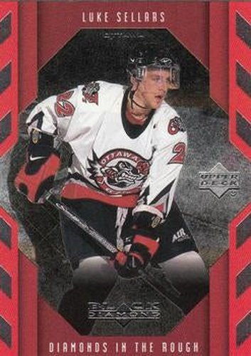#112 Luke Sellars - Ottawa 67's - 1999-00 Upper Deck Black Diamond Hockey