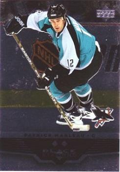 #112 Patrick Marleau - San Jose Sharks - 2005-06 Upper Deck Black Diamond Hockey