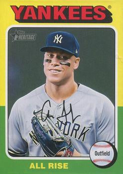 #112e Aaron Judge - New York Yankees - 2024 Topps Heritage Baseball