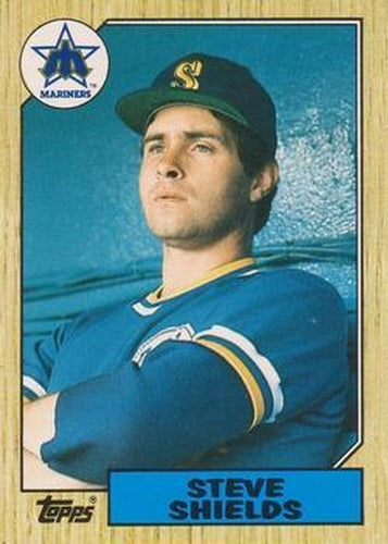 #113T Steve Shields - Seattle Mariners - 1987 Topps Traded Baseball