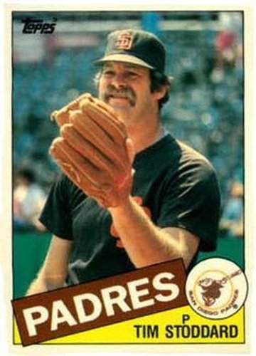 #113T Tim Stoddard - San Diego Padres - 1985 Topps Traded Baseball