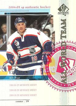 #113 Steve Yzerman - Detroit Red Wings - 2004-05 SP Authentic Hockey