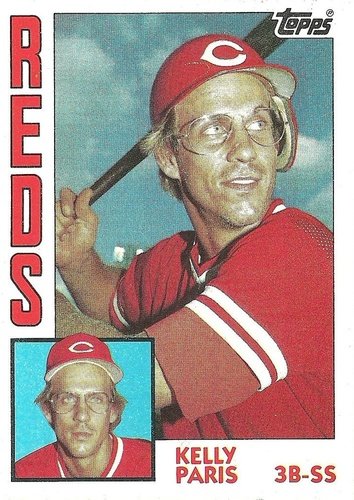 #113 Kelly Paris - Cincinnati Reds - 1984 Topps Baseball