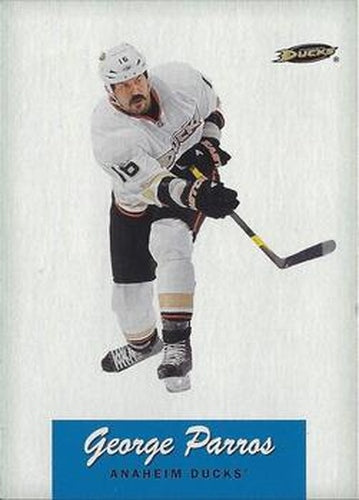 #113 George Parros - Anaheim Ducks - 2012-13 O-Pee-Chee - Retro Hockey