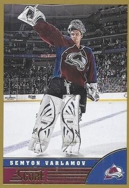 #113 Semyon Varlamov - Colorado Avalanche - 2013-14 Score - Gold Hockey