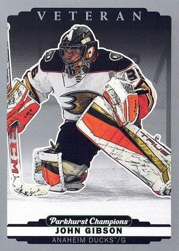 #113 John Gibson - Anaheim Ducks - 2022-23 Parkhurst Champions - Silver Hockey