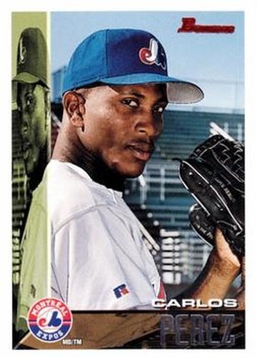 #113 Carlos Perez - Montreal Expos - 1995 Bowman Baseball