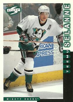 #113 Teemu Selanne - Anaheim Mighty Ducks - 1997-98 Score Hockey