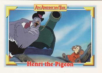 #113 Henri the Pigeon - 1991 Impel An American Tail: Fievel Goes West
