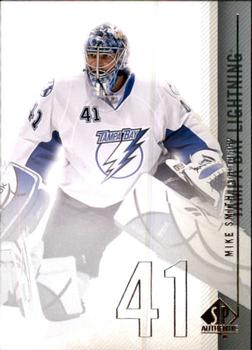 #113 Mike Smith - Tampa Bay Lightning - 2010-11 SP Authentic Hockey