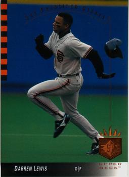 #113 Darren Lewis - San Francisco Giants - 1993 SP Baseball