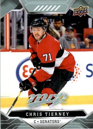 #113 Chris Tierney - Ottawa Senators - 2019-20 Upper Deck MVP Hockey