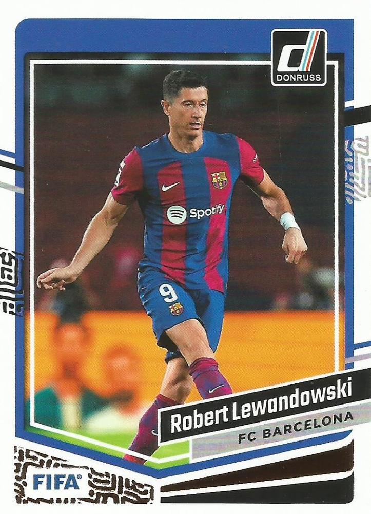 #113 Robert Lewandowski - FC Barcelona - 2023-24 Donruss Soccer