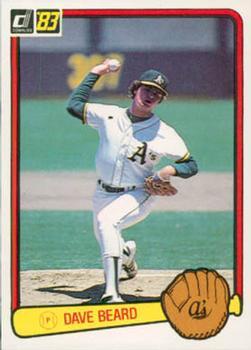 #113 Dave Beard - Oakland Athletics - 1983 Donruss Baseball