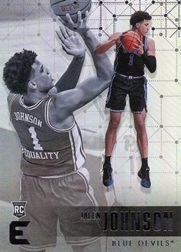 #113 Jalen Johnson - Duke Blue Devils - 2021 Panini Chronicles Draft Picks Basketball