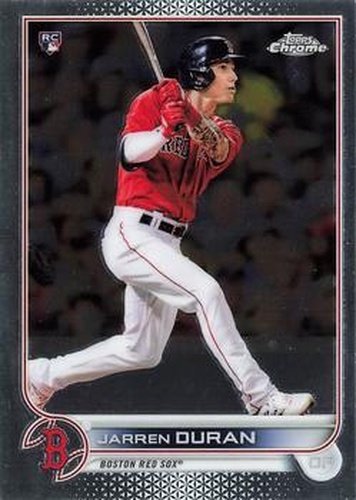 #113 Jarren Duran - Boston Red Sox - 2022 Topps Chrome Baseball